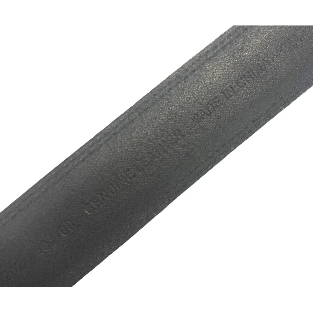 Unbranded Mens Genuine Leather Belt Size 40‎ Black